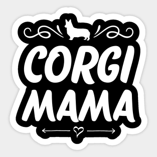 Corgi Mama Sticker